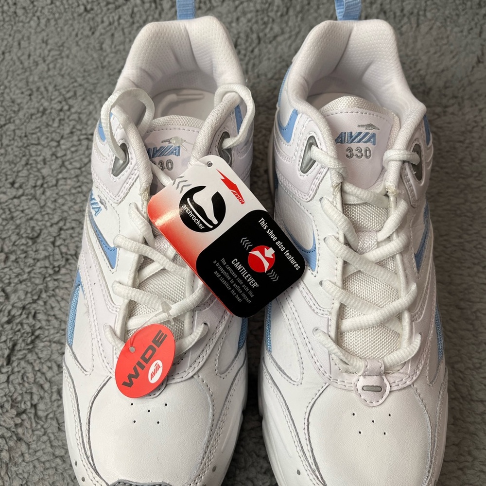 Avia Kids' Sneakers in White and Light Blue
